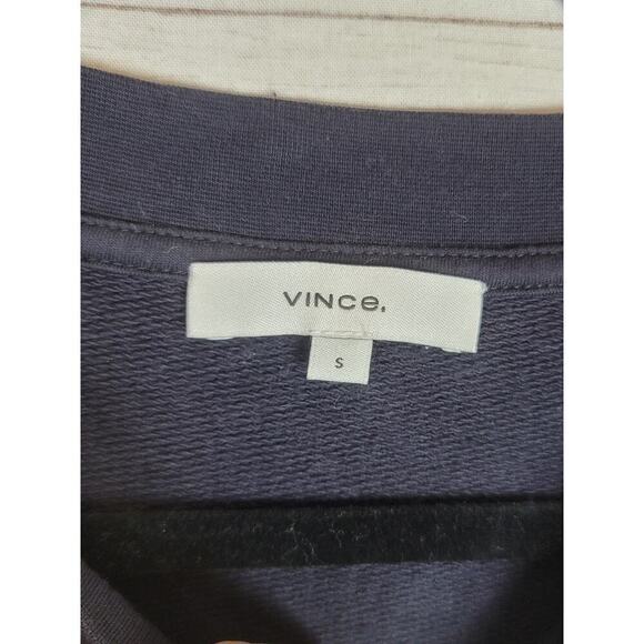 VINCE CREW NECK SWEATSHIRT IN BLACK, SZ SMALL - Picture 7 of 16
